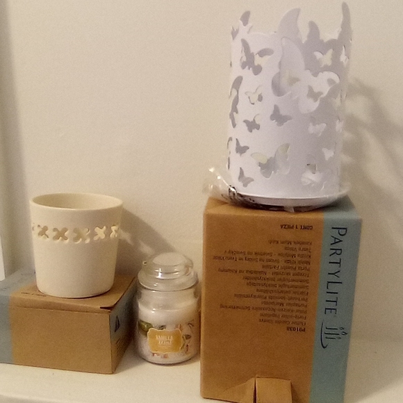 Rare Retired Party Lite Candle Sleeve - Picture 3 of 9